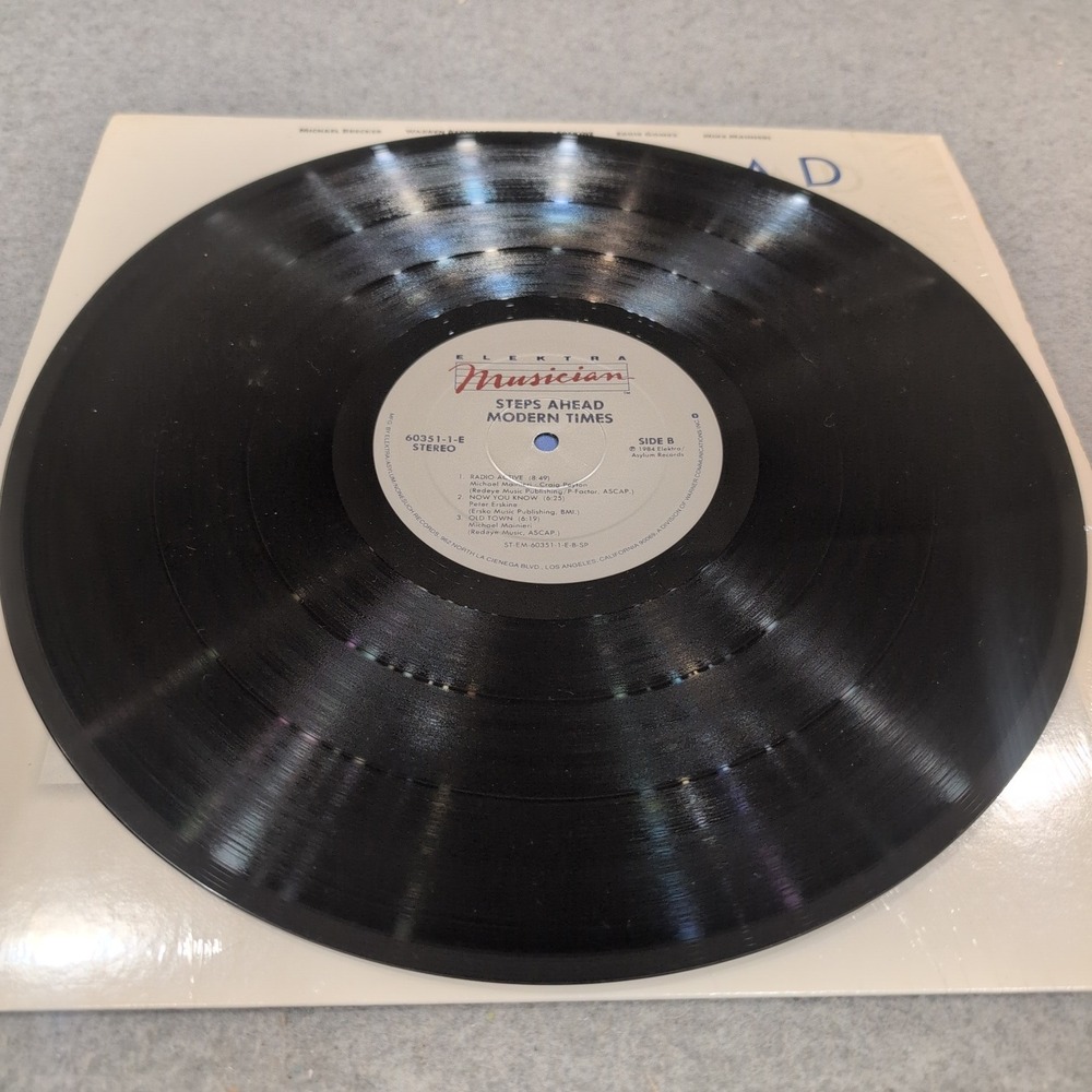 Steps Ahead Modern Times Vinyl LP 1984 Elektra Musician 60351-1-E Michael Brecke - Picture 5 of 6